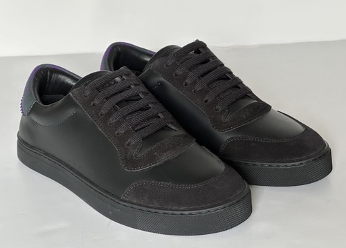 Burberry leather sneakers - burberry,