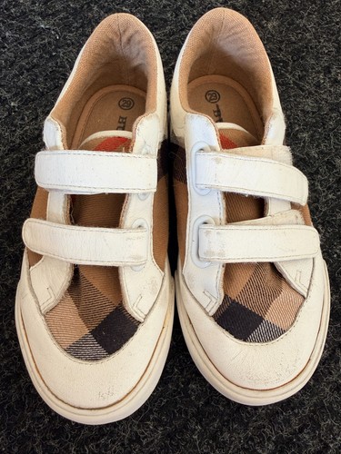 Burberry kids check leather - kids,