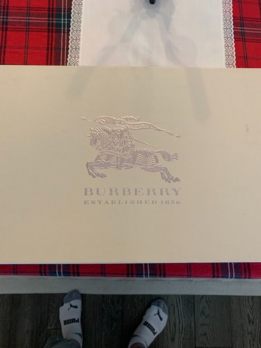 New box bag burberry - in-box, w/bag",