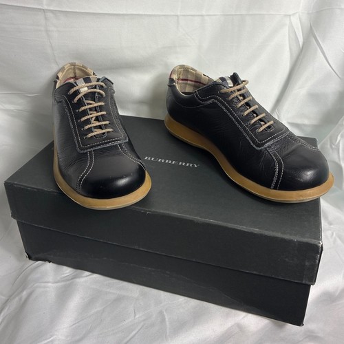 Burberry black leather nova - leather,